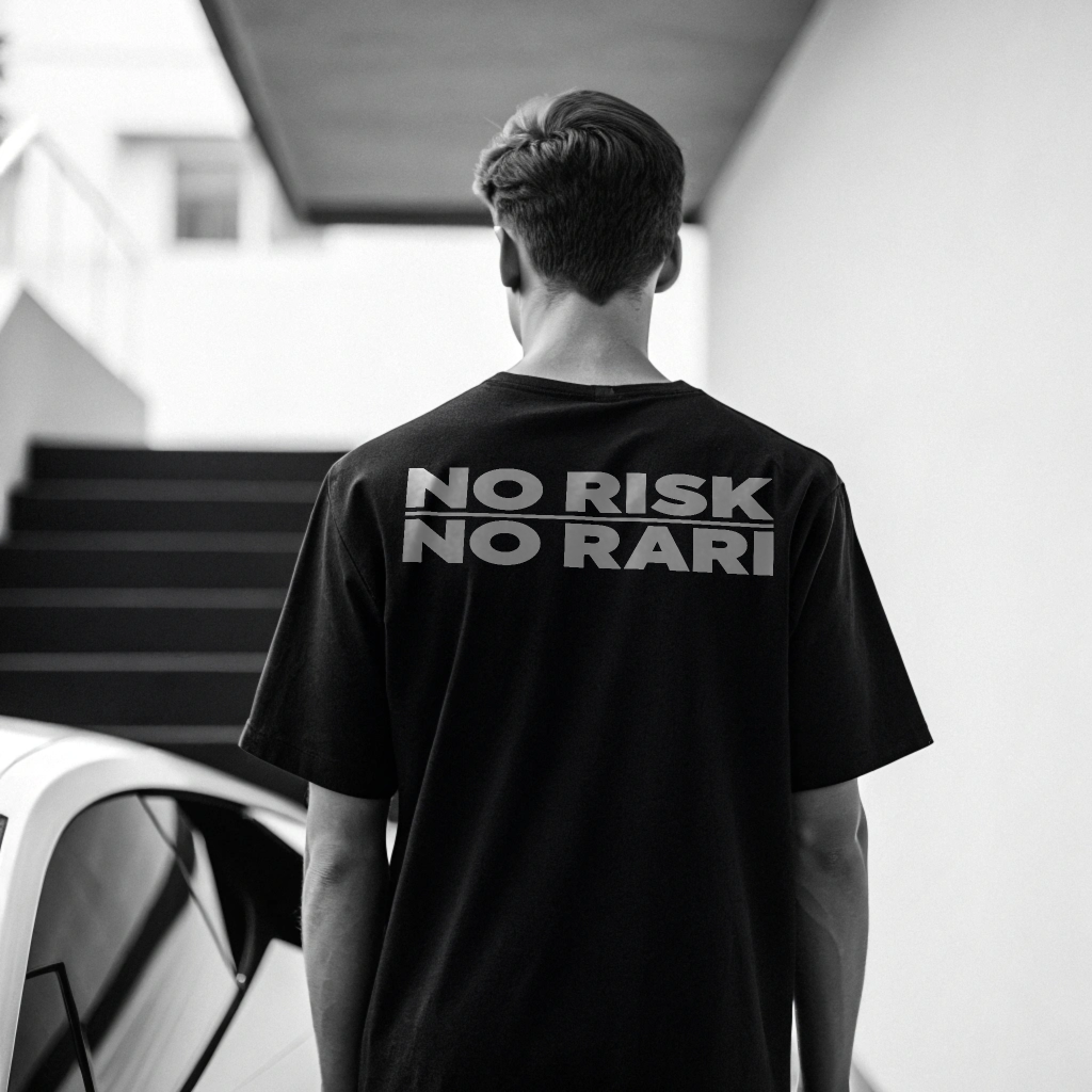 DEEPZ® "NO RISK NO RARI" Oversize Tee